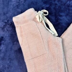 PJ Salvage Pink Pajama Pant Jogger Pink S Soft Pockets Draw String